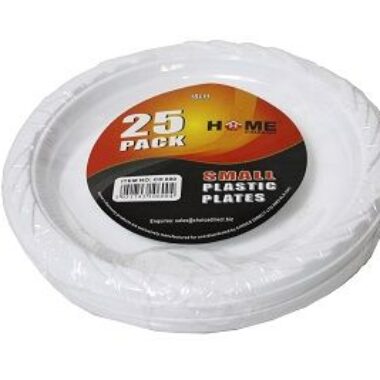 Plastic Plates -Small- 25pcs