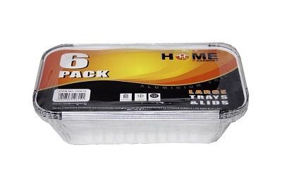 Large Trays & Lids - 6pcs