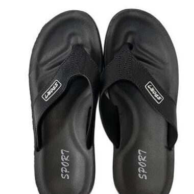 BEST QUALITY LIGHTWEIGHT BLACK COLOR  FLIP FLOPS FOOTWEAR , CASUAL WEAR