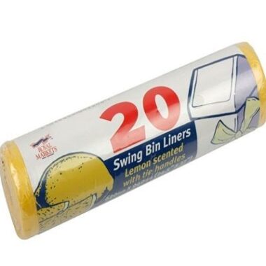 SWING BIN LINERS 20- LEMON SCENTED