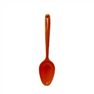 HARD PLASTIC BIG SERVING SPOON , ORANGE COLOR