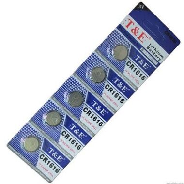 CR1616 – 3V – 5 BATTERIES