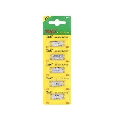 12V / 23A  5 BATTERIES