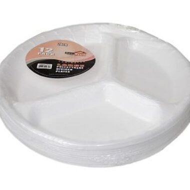 12 PACK LARGE POLYSTYRENE DIVIDER PLATES