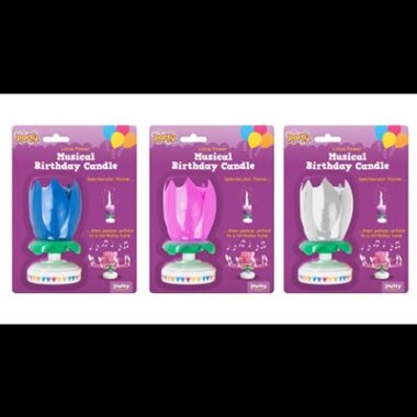 MUSICAL BIRTHDAY CANDLE EACH £1.49