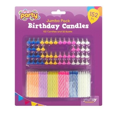 BIRTHDAY CANDLE JUMBO PACK