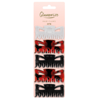 HAIR CLIPS – 5 PK