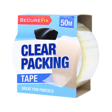 50m CLEAR PACKING TAPE