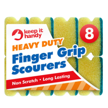 FINGER GRIP SCOURERS