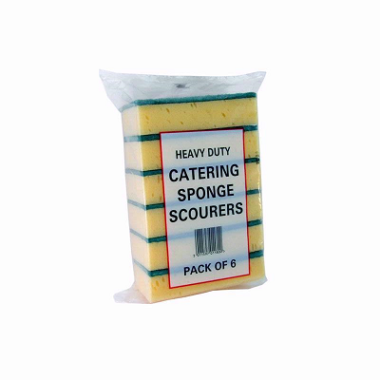 HEAVY DUTY CATERING SPONGE SCOURERS