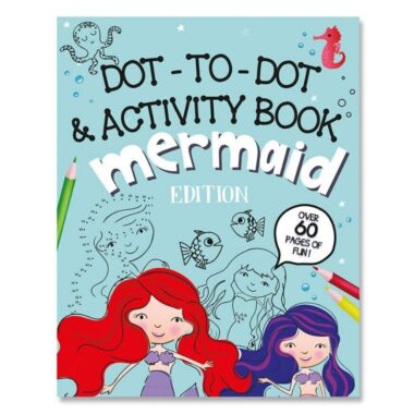 Children’s Kid’s Boys Girls Dot To Dot & Activity Book Mermaid Edition 60 Pages