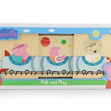 Wooden Peppa Pig Pull & Play Toy