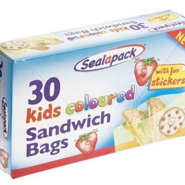 Kids Coloured Sandwich Bags – 30pcs