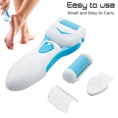 Electric Foot Pedicure Roller File Feet Hard Dead Skin Remover Callus Battery